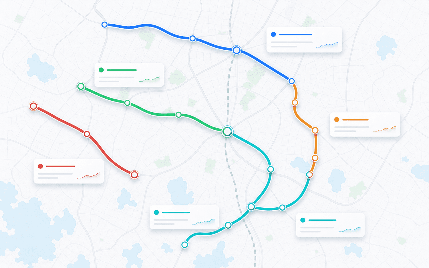Pilot corridor map for Cyberabad showing JNTU to HITEC City, Madhapur to Gachibowli, IKEA to Bio Diversity, Raidurg to Mindspace, and Financial District roads.